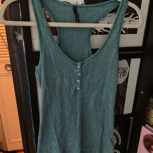 FULL TILT Acid Wash Racerback Tank- Size S